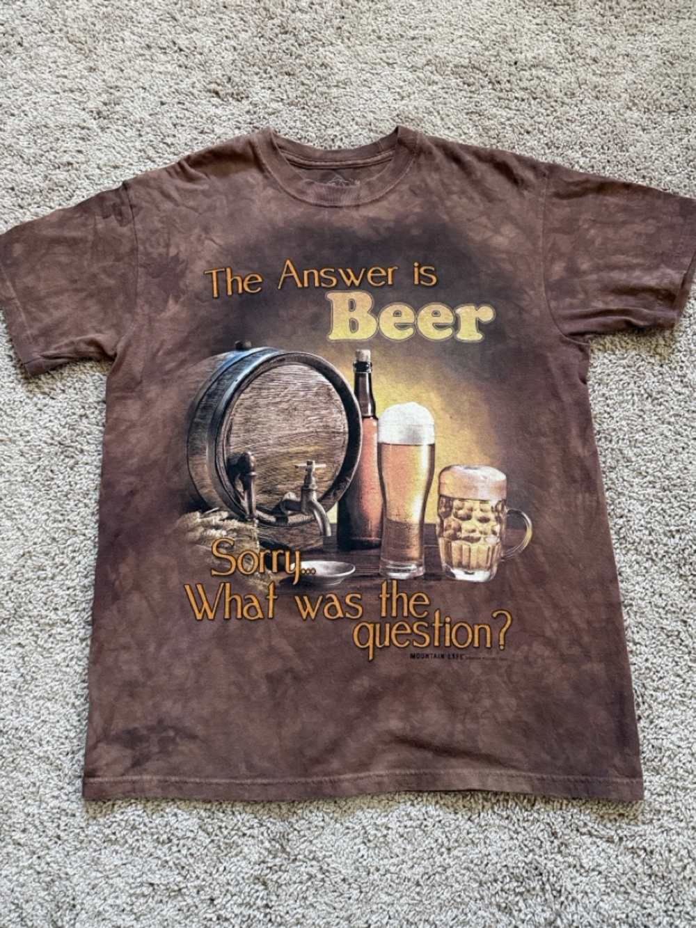 The Mountain Brown Graphic Tee - Brown